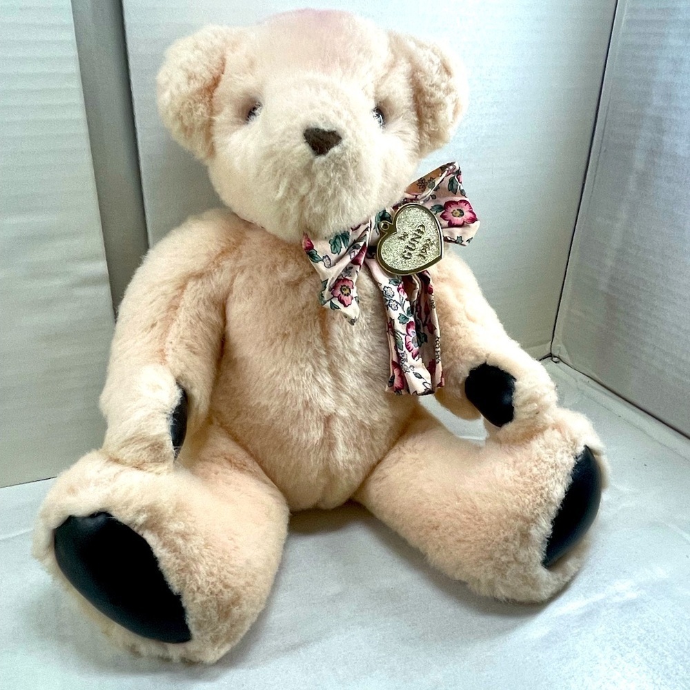 Vintage 1992 Gund Victoria secret Fluffy light pink Plush Collectible rare - Picture 4 of 14